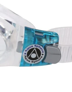 AQUA SPHERE Kaiman Small Fit Goggles - Clear Lens -Aqua Wear Shop 11513 Kaiman Compact EP1190043LC Clear Trans Aqua 5
