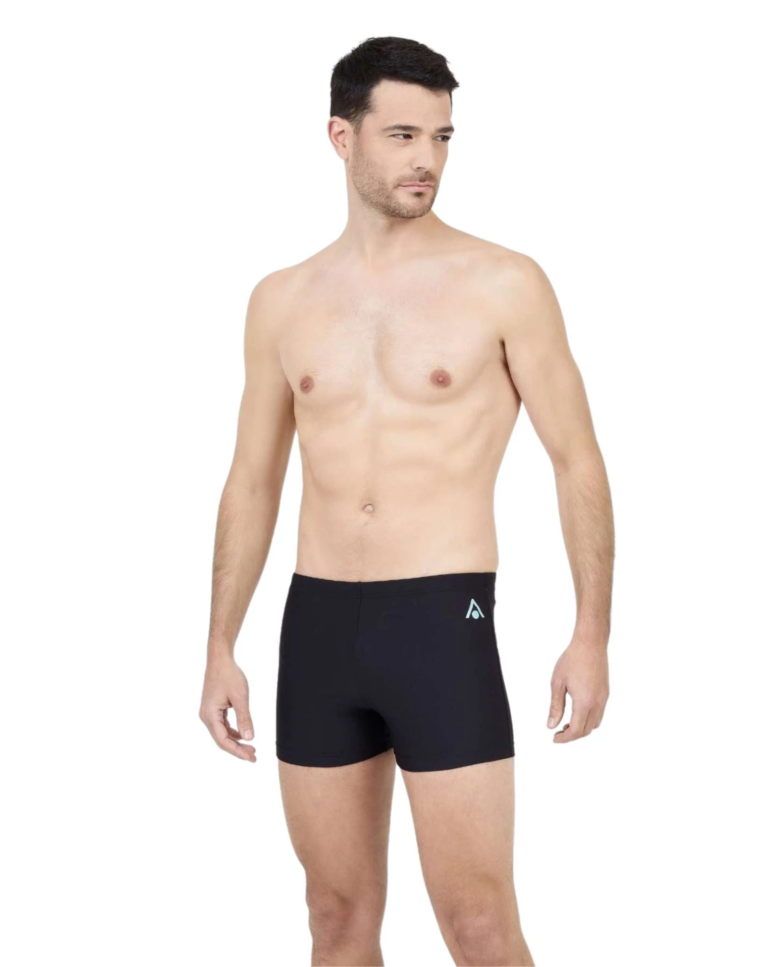 AQUA SPHERE Essentials Boxer Mens - Black/ Light Blue 3 AQUA SPHERE Essentials Boxer Mens - Black/ Light Blue