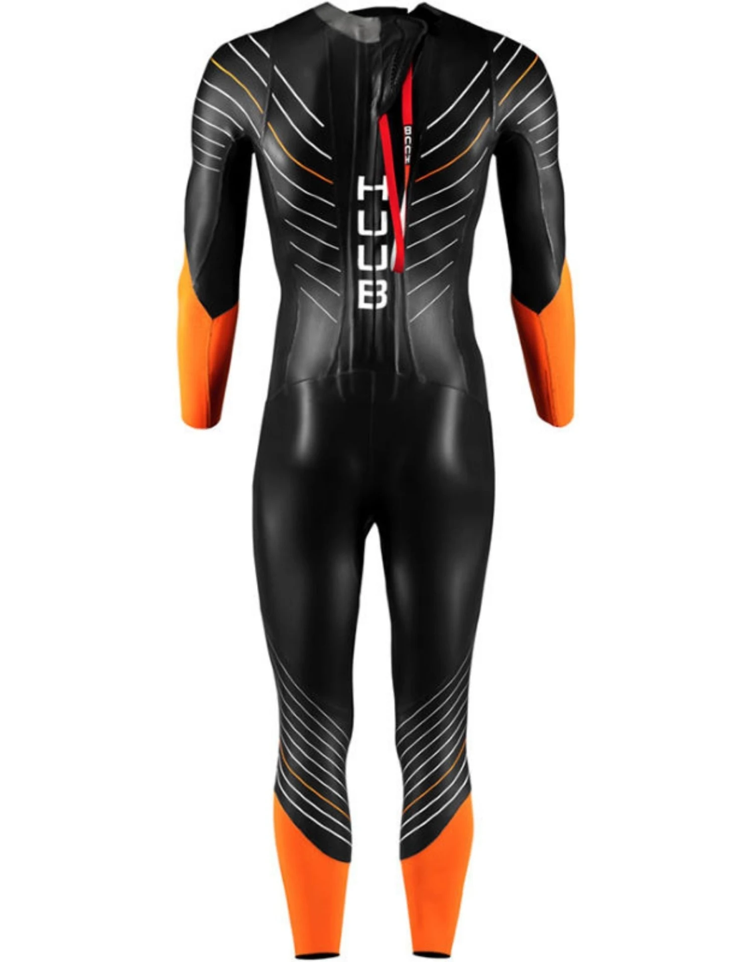 HUUB Araya Mens 3.5 Wetsuit - Black/Orange 4 HUUB Araya Mens 3.5 Wetsuit - Black/Orange - Image 2