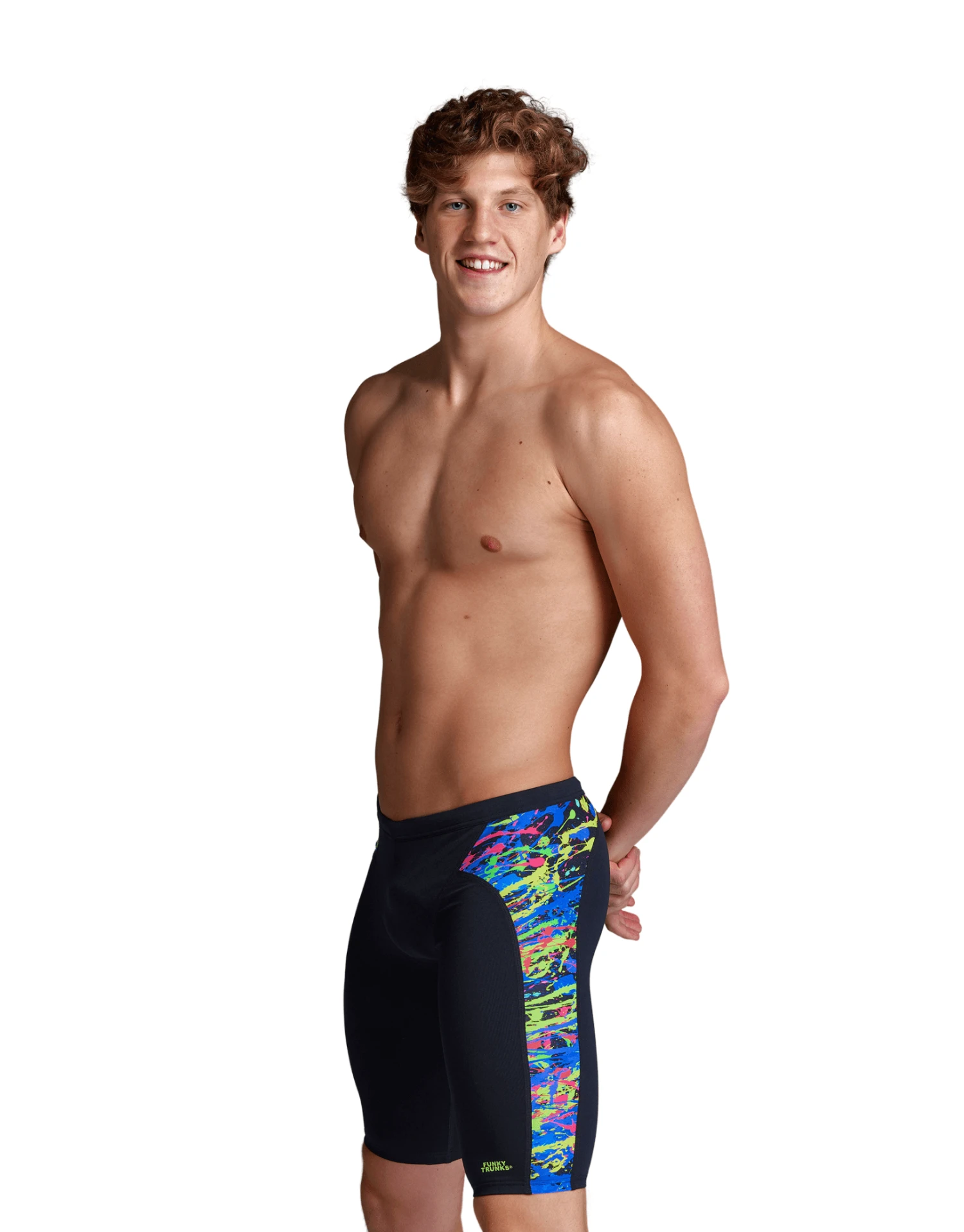 Funky Trunks Paint Smash Swim Jammer 6 Funky Trunks Paint Smash Swim Jammer - Image 4