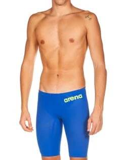 Arena Powerskin Carbon Air 2 Jammer - Blue And Grey -Aqua Wear Shop 78755 2
