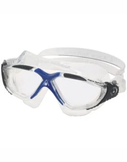AQUA SPHERE Vista Swim Mask - Clear Lens -Aqua Wear Shop 9917 Vista MS1730012LC Clear Gray Blue 1