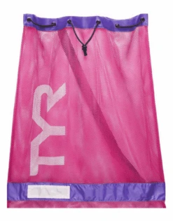 TYR Alliance Mesh Equipment Bag - 75L 7 TYR Alliance Mesh Equipment Bag - 75L -Aqua Wear Shop AllianceMeshBagPInk
