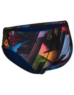 AQUA SPHERE Essential 8cm Swim Brief - Multicolour/Navy -Aqua Wear Shop AquaSphere Essential 8cm Brief Multicolour Navy 3