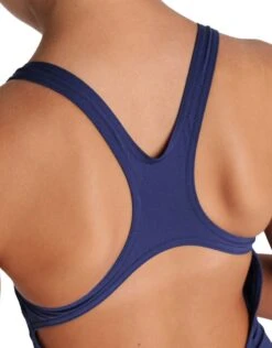 Arena Girls Team Swim Pro Solid Swimsuit - Navy/White -Aqua Wear Shop Arena Grils Team Swim pro Solid Swimsuit Navy White 5