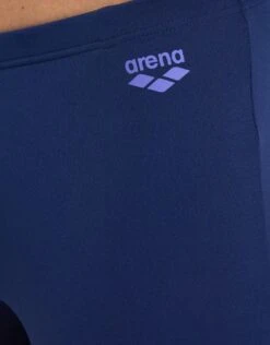 Arena Kikko Pro Graphic Print Swim Jammer - Navy/Green -Aqua Wear Shop Arena Kikko Pro Graphic Print Swim Jammer Navy Green 1