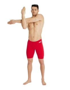 Arena Team Solid Swim Jammer - Red/White 15 Arena Team Solid Swim Jammer - Red/White -Aqua Wear Shop Arena Team Solid Swim Jammer Red White 3