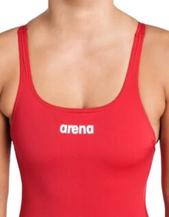 Arena Team Swim Pro Solid Swimsuit - Red/White -Aqua Wear Shop Arena Team Swim Pro Solid Swimsuit Red White 4