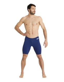 Arena Team Solid Swim Jammer - Navy/White -Aqua Wear Shop Arena team Solid Jammer Navy White 2