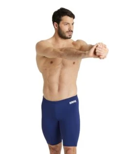 Arena Team Solid Swim Jammer - Navy/White