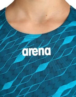 Arena Girls Limited Edition Powerskin ST Next Open Back - Clean-Sea Blue -Aqua Wear Shop ArenaGirlsPowerskinStNextOpenbackCleanSeaBlue 3
