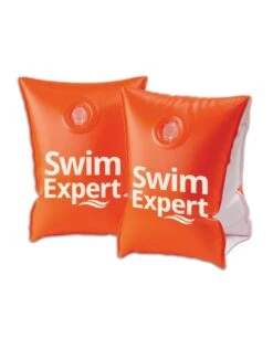 Swimming Arm Bands For Adults - 60kg+ - Orange