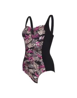 Zoggs Aruba Ruched Front Adjustable Swimsuit -Aqua Wear Shop ArubaRuchedFront 2