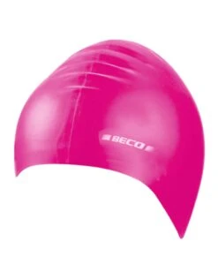 BeCo Adult Silicone Swimming Cap -Aqua Wear Shop BECOAdultSiliconeSwimmingCapPink