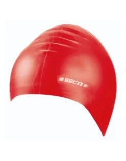 BeCo Adult Silicone Swimming Cap -Aqua Wear Shop BECOAdultSiliconeSwimmingCapRed