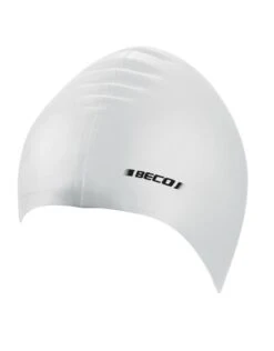 BeCo Adult Silicone Swimming Cap -Aqua Wear Shop BecoSiliconeCapWhite