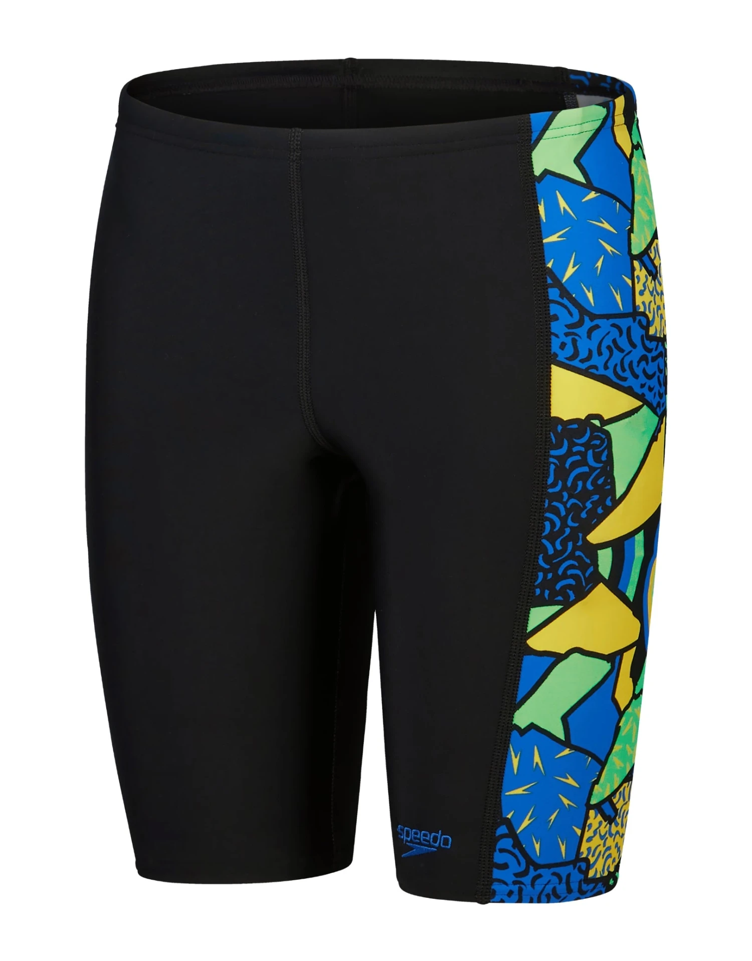 Speedo Boys Allover Panel Jammer - Black/Multi 7 Speedo Boys Allover Panel Jammer - Black/Multi - Image 6