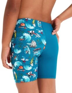Speedo Tots Boys Digital Allover Jammer - Pluto Blue -Aqua Wear Shop BoysDigitalAlloverJammer 3