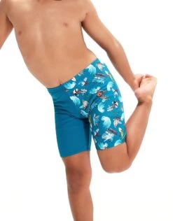 Speedo Tots Boys Digital Allover Jammer - Pluto Blue -Aqua Wear Shop BoysDigitalAlloverJammer 4