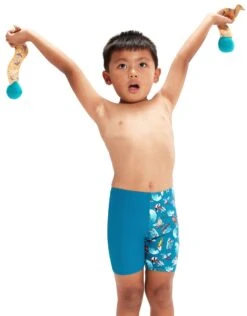 Speedo Tots Boys Digital Allover Jammer - Pluto Blue -Aqua Wear Shop BoysDigitalAlloverJammer 6