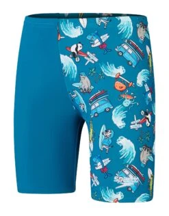 Speedo Tots Boys Digital Allover Jammer - Pluto Blue -Aqua Wear Shop BoysDigitalAlloverJammer 7