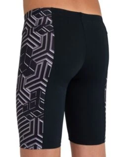 Arena Boys Kikko Pro Swim Jammer - Black/White -Aqua Wear Shop BoysKikkoProSwimJammer BlackWhite 1