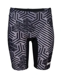 Arena Boys Kikko Pro Swim Jammer - Black/White -Aqua Wear Shop BoysKikkoProSwimJammer BlackWhite 6