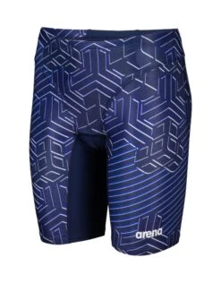 Arena Boys Kikko Pro Swim Jammer - Navy/Multi -Aqua Wear Shop BoysKikkoProSwimJammer NavyMulti 2
