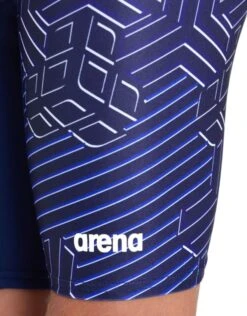 Arena Boys Kikko Pro Swim Jammer - Navy/Multi -Aqua Wear Shop BoysKikkoProSwimJammer NavyMulti 7