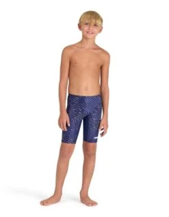 Arena Boys Kikko Pro Swim Jammer - Navy/Multi -Aqua Wear Shop BoysKikkoProSwimJammer NavyMulti 8