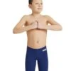 Arena Boys Team Solid Swim Jammer - Navy/White 1 Arena Boys Team Solid Swim Jammer - Navy/White -Aqua Wear Shop BoysTeamSolidSwimJammer NavyWhite 3