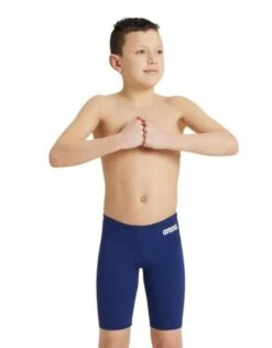 Arena Boys Team Solid Swim Jammer - Navy/White