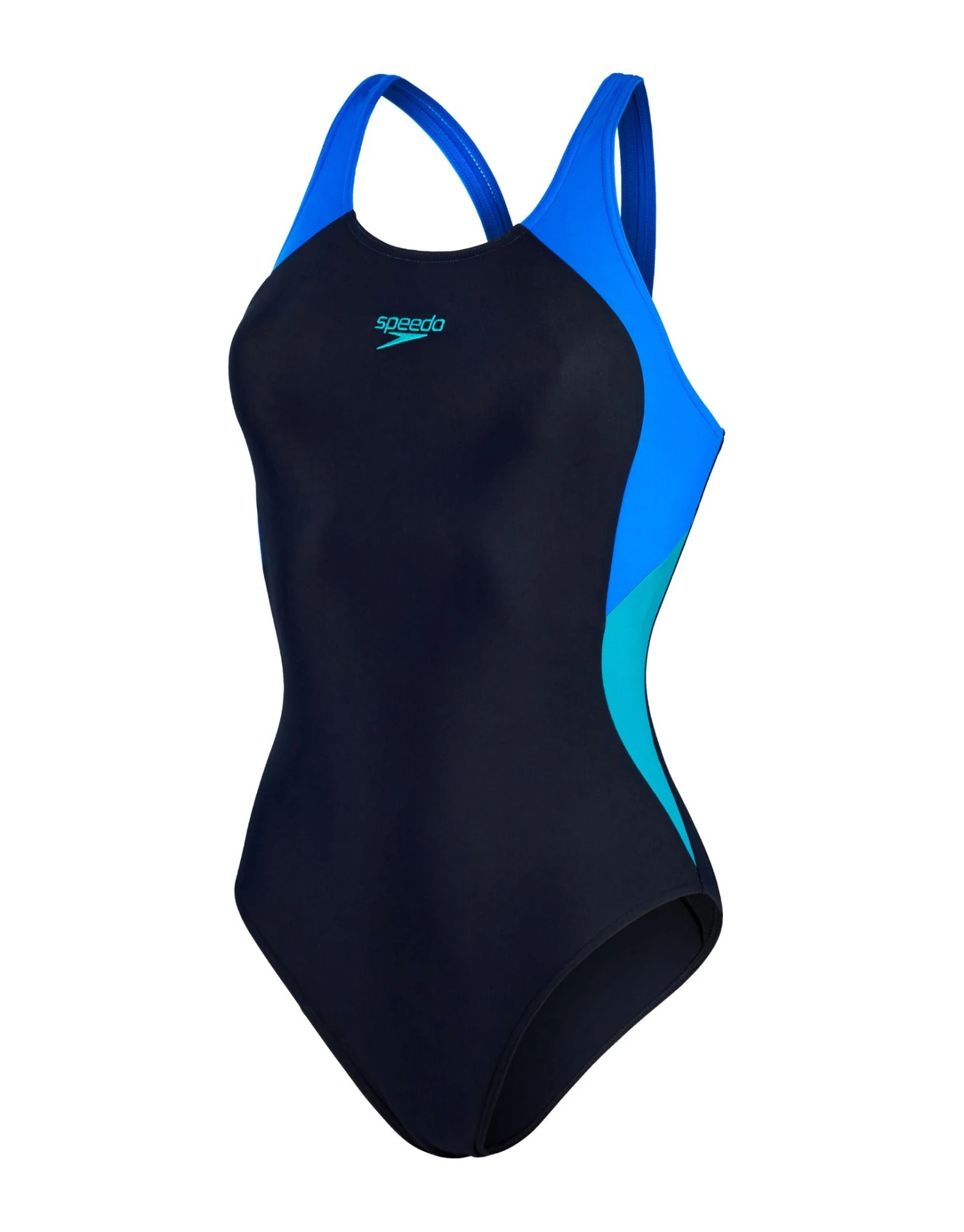 Speedo Colourblock Splice Muscleback - Navy/Blue 10 Speedo Colourblock Splice Muscleback - Navy/Blue - Image 8