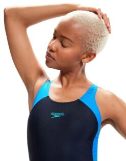 Speedo Colourblock Splice Muscleback - Navy/Blue 16 Speedo Colourblock Splice Muscleback - Navy/Blue -Aqua Wear Shop ColourblockSpliceMuscleback NavyBlue 7