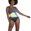 Speedo Core Placement U-Back Swimsuit - Navy -Aqua Wear Shop CorePlacementU BackSwimsuit Navy