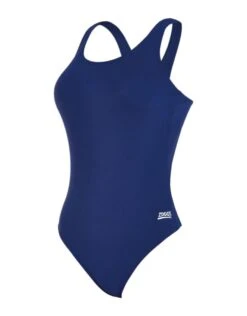 Zoggs Cottesloe Powerback Swimsuit - Navy -Aqua Wear Shop CottesloePowerbackSwimsuit Navy 1