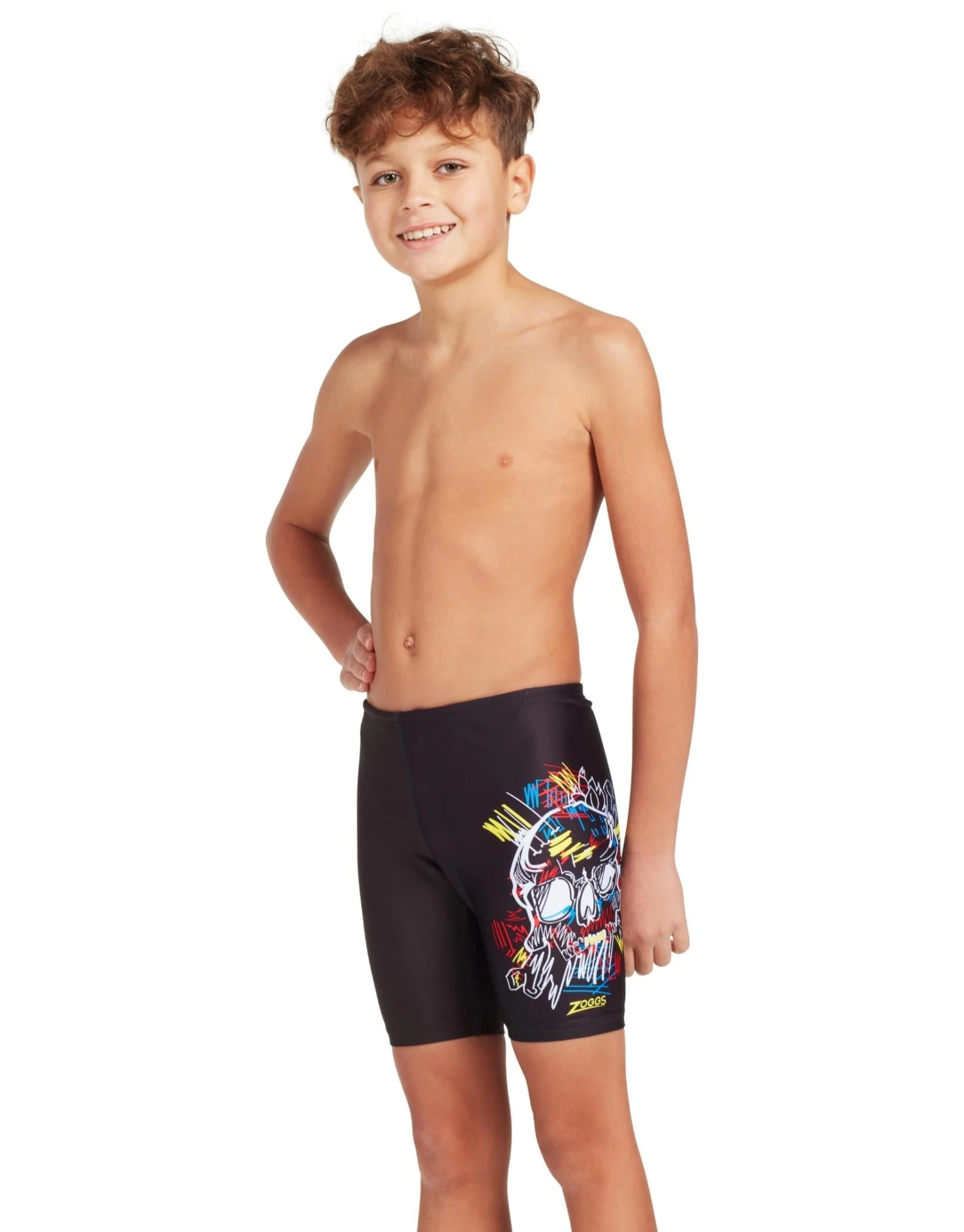 Zoggs Boys Crazy Skull Mid Jammer 3 Zoggs Boys Crazy Skull Mid Jammer
