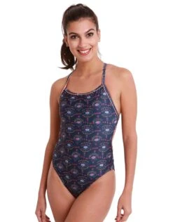 Eye Spy Revibe Tie Back Swimsuit - Blue