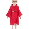 Kids Organic Cotton Short Sleeve Towel Poncho - 5-9 Yrs -Aqua Wear Shop Dryrobe kids cotton towel robe 5 9 10