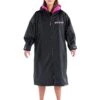 Advance Long Sleeve Adult Robe - Black/Pink -Aqua Wear Shop DryrobeAdvanceLongSleeve Black Pink