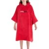 Kids Organic Cotton Short Sleeve Towel Poncho - 10-13 Yrs -Aqua Wear Shop DryrobeKidsOrganicCottonShortSleeveTowel 10 13Yrs Red