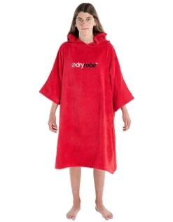 Kids Organic Cotton Short Sleeve Towel Poncho - 10-13 Yrs