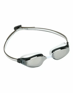 AQUA SPHERE Fastlane Goggles - Mirrored Lens -Aqua Wear Shop FastlaneWhiteBlack 2