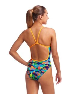 FUNKITA Girls Big Bronto Single Strap Swimsuit 13 FUNKITA Girls Big Bronto Single Strap Swimsuit -Aqua Wear Shop Funkita Girls Big Bronto Single Strap Swimsuit 2