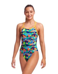 FUNKITA Girls Big Bronto Single Strap Swimsuit 10 FUNKITA Girls Big Bronto Single Strap Swimsuit -Aqua Wear Shop Funkita Girls Big Bronto Single Strap Swimsuit 3