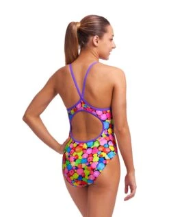 FUNKITA Girls Bubble Tea Diamond Back Swimsuit -Aqua Wear Shop Funkita Girls Bubble Tea Diamond Back Swimsuit 2