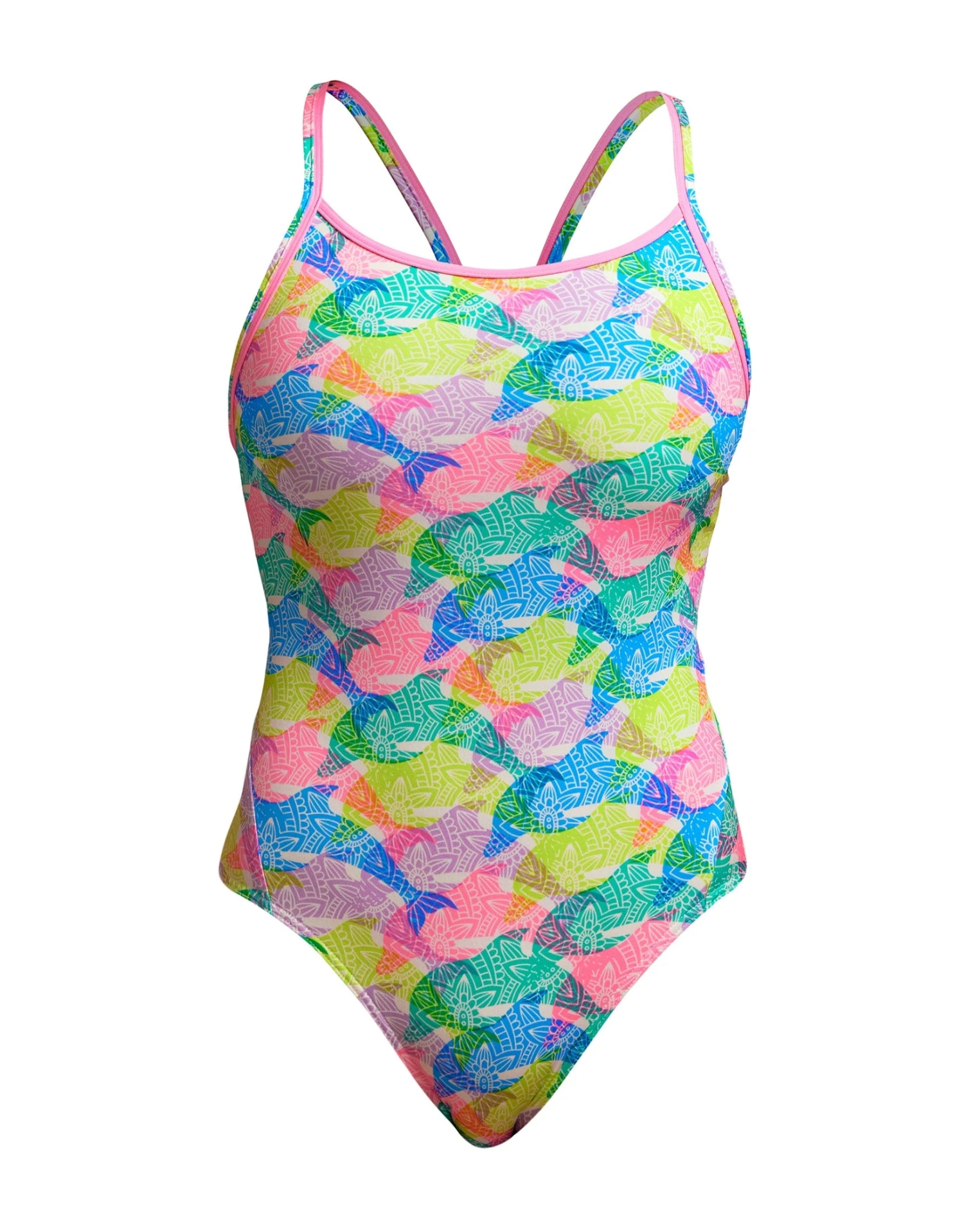 FUNKITA Pastel Porpie Diamond Back Swimsuit 6 FUNKITA Pastel Porpie Diamond Back Swimsuit - Image 4