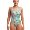 FUNKITA Pastel Porpie Diamond Back Swimsuit -Aqua Wear Shop Funkita Pastel Porpie Diamond Back 5