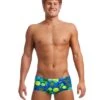 Funky Trunks Blue Bottle Classic Swim Trunks -Aqua Wear Shop Funky Trunks Blue Bottle Classic Trunks 3