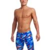 Funky Trunks Battle Blue Swim Jammers 1 Funky Trunks Battle Blue Swim Jammers -Aqua Wear Shop FunkyTrunksBattleBlueSwimJammers 2
